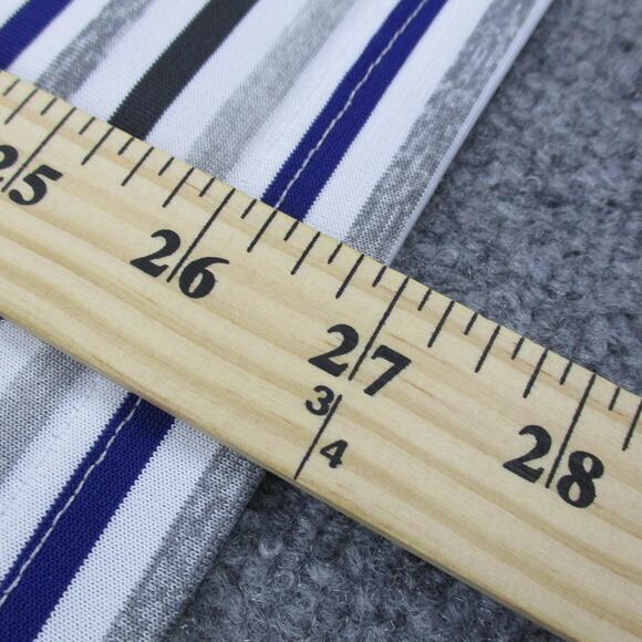 Clemson Tigers Shirt Mens Medium White Gray Striped Polo NCAA Football PING Golf - Picture 7 of 16